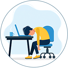 frustrated marketing pro